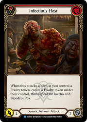 Infectious Host (Rojo) [OUT192] (Forasteros) Lámina de arcoíris 