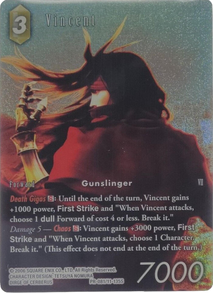 Vincent [Tarjetas promocionales del Opus XI] 