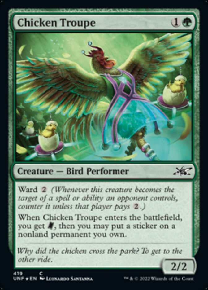 Compañía de pollos (Galaxy Foil) [Unfinity] 