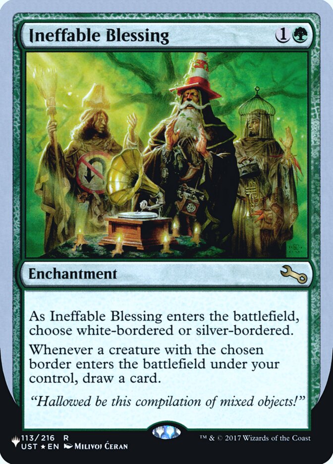 Bendición inefable (con bordes) (Edición Unfinity Foil) [La lista] 