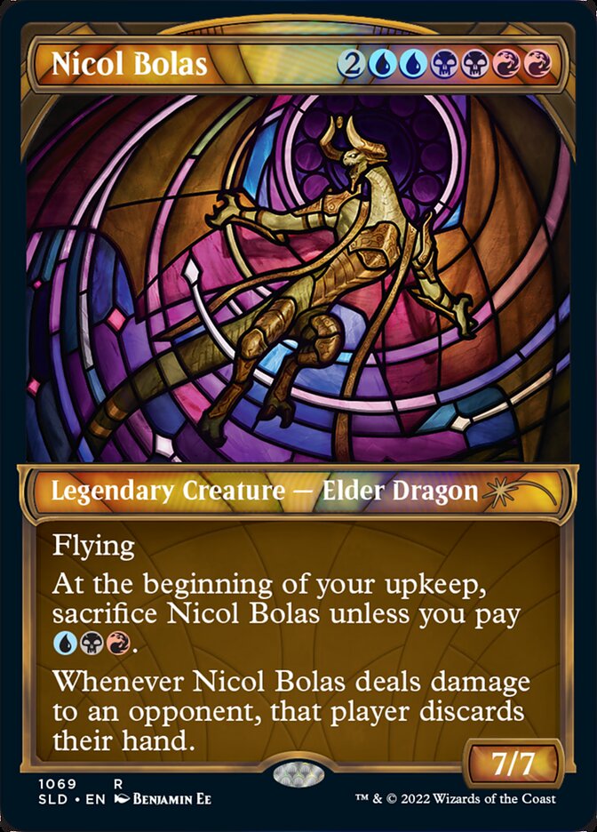 Nicol Bolas (Showcase Textured) [Serie Secret Lair Drop] 