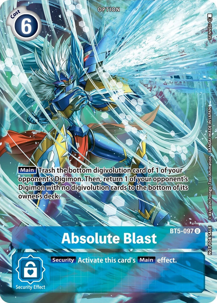Absolute Blast [BT5-097] (Paquete Dash de verano de 2022) [Battle of Omni Promos] 