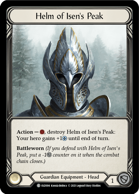 Yelmo del Pico del Isen [OLD004] (Tales of Aria Oldhim Blitz Deck) 1.ª edición Normal 