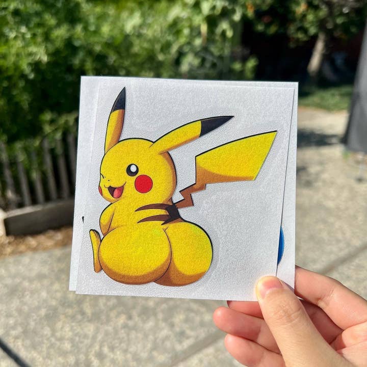 NekoDecal Pokebutt Cheekers Pika