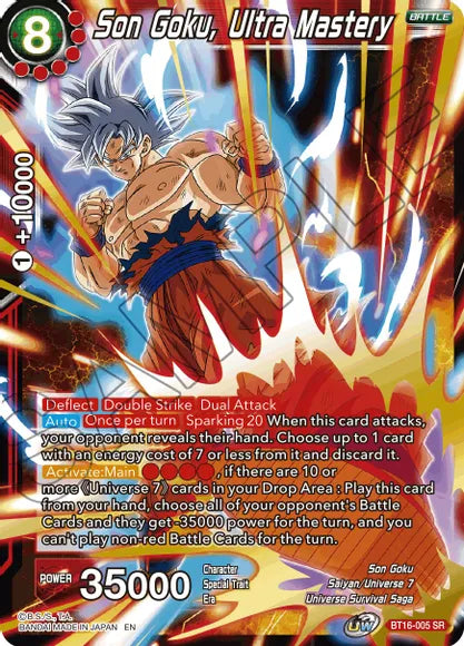Son Goku, Ultra Maestría (BT16-005) [Reino de los Dioses] 