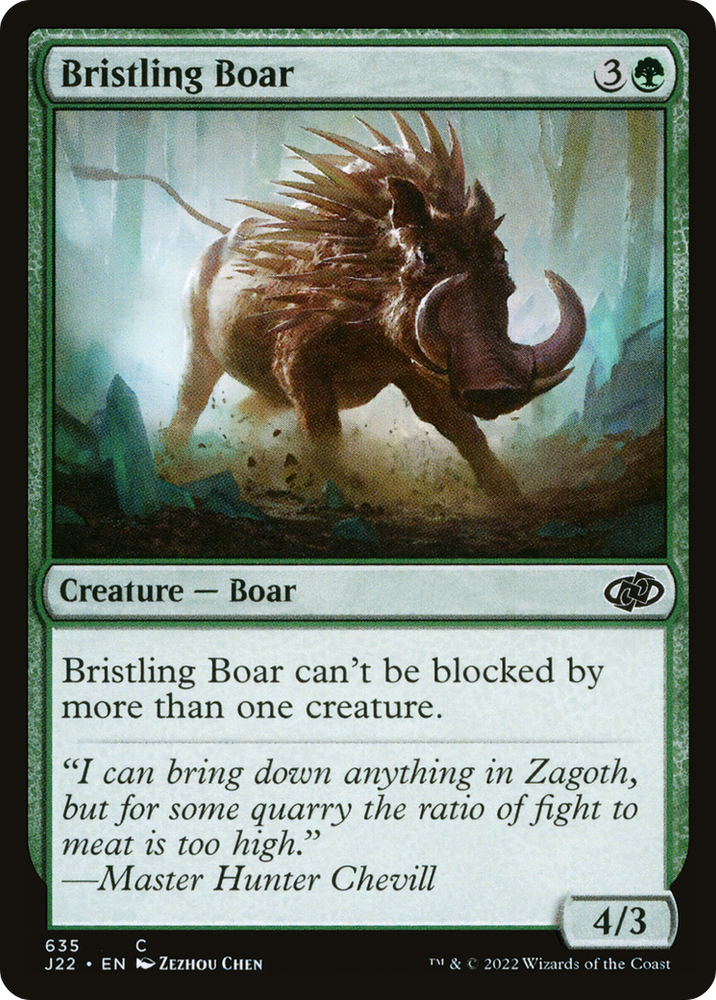 Jabalí erizado [Jumpstart 2022] 