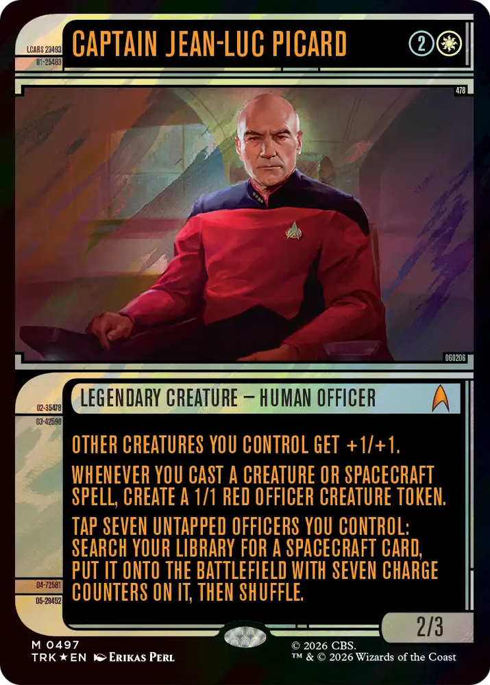Captain Jean-Luc Picard (Showcase) (Surge Foil) [Star Trek]