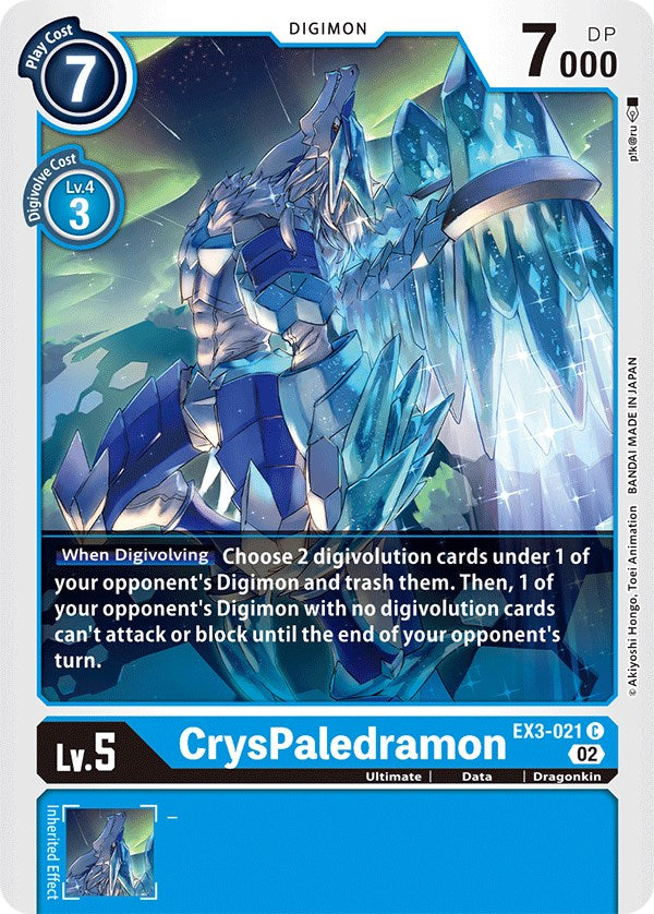 CrysPaledramon [EX3-021] [Rugido Draconiano] 