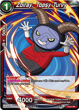 Zoiray, Topsy-Turvy (P-317) [Tarjetas de promoción de torneos] 