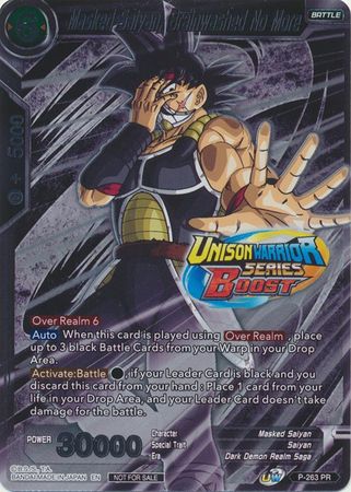 Saiyan enmascarado, no más lavado de cerebro (Paquete de evento 08 - Lámina alternativa) (P-263) [Tarjetas de promoción de torneos] 