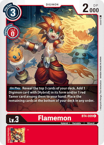 Flamemon [BT4-009] [Gran Leyenda] 