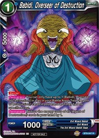 Babidi, supervisor de la destrucción (estampado en oro) (BT6-047) [Tarjetas de promoción de torneos] 