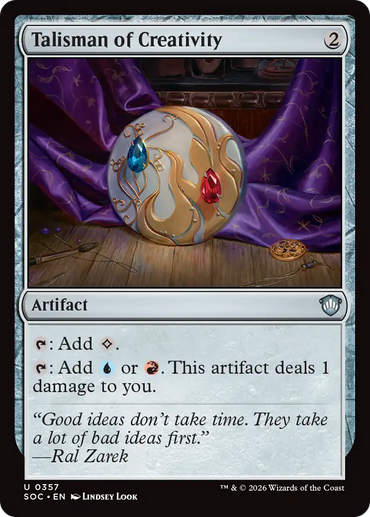 Talisman of Creativity [Secrets of Strixhaven Commander]