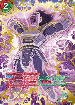 Vegeta, guerrero orgulloso (SPR) (BT17-132) [Ultimate Squad] 