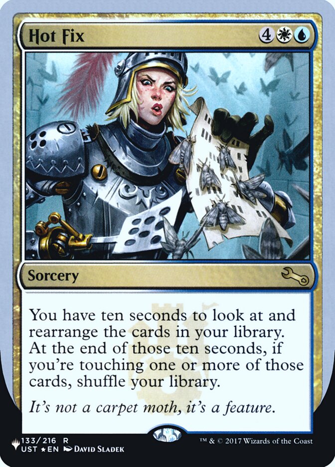 Hot Fix (Edición Unfinity Foil) [La lista] 