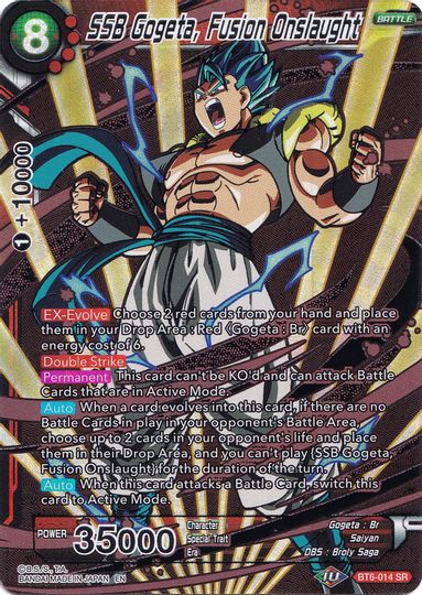SSB Gogeta, Fusion Onslaught (Selección de coleccionista Vol. 1) (BT6-014) [Tarjetas de promoción] 