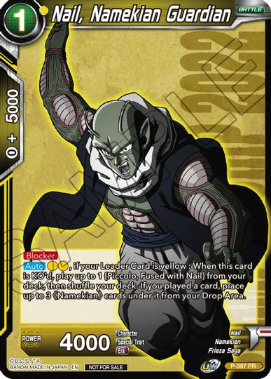 Nail, guardián namekiano (P-397) [Tarjetas de promoción] 