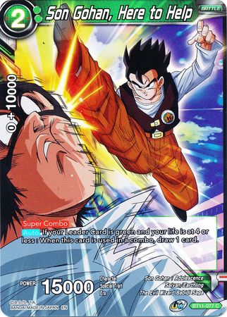 Son Gohan, aquí para ayudar (BT11-077) [Vermilion Bloodline 2da edición] 