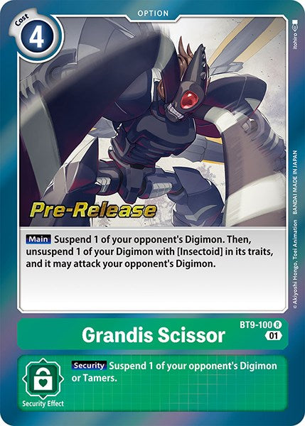 Grandis Scissor [BT9-100] [Promociones previas al lanzamiento de X Record] 