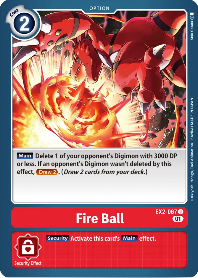 Bola de fuego [EX2-067] [Peligro digital] 