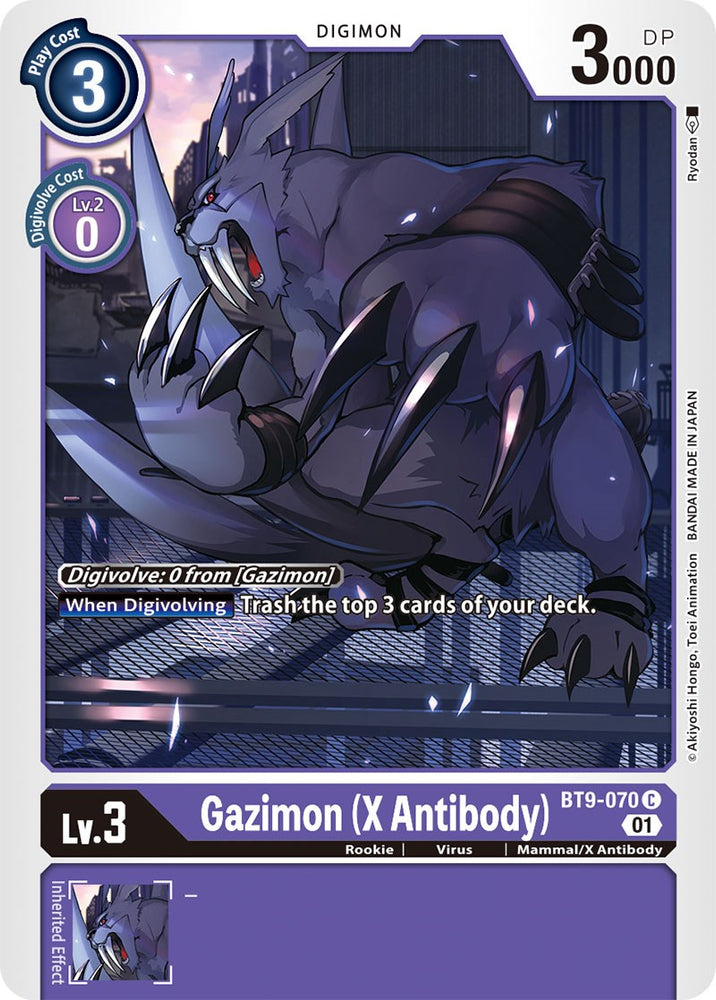 Gazimon (Anticuerpo X) [BT9-070] [Registro X] 