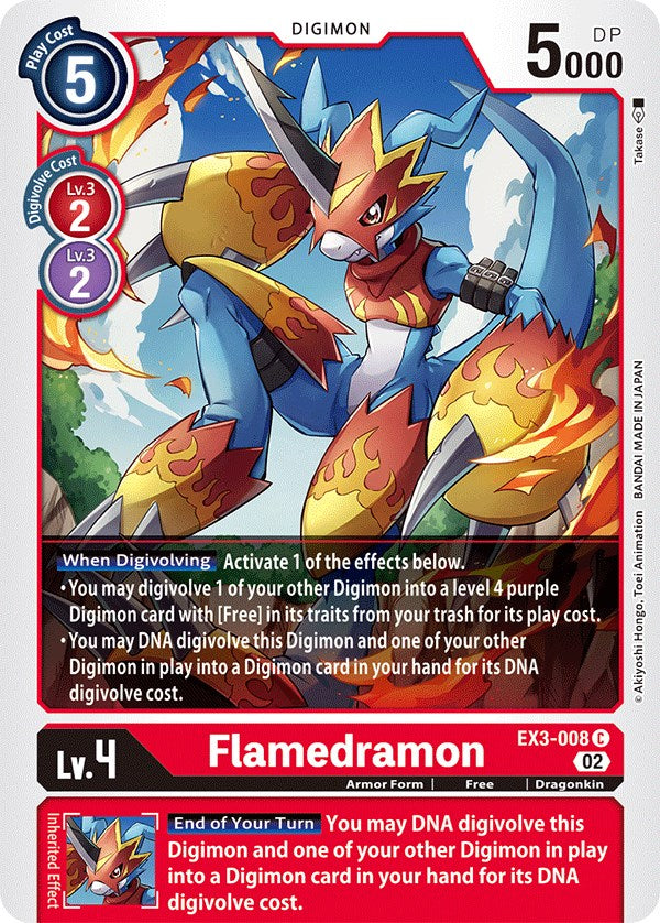 Flamedramon [EX3-008] [Rugido dracónico] 