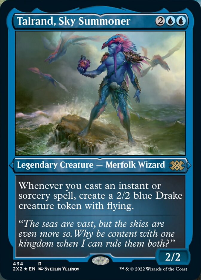 Talrand, Sky Summoner (grabado en aluminio) [Double Masters 2022] 