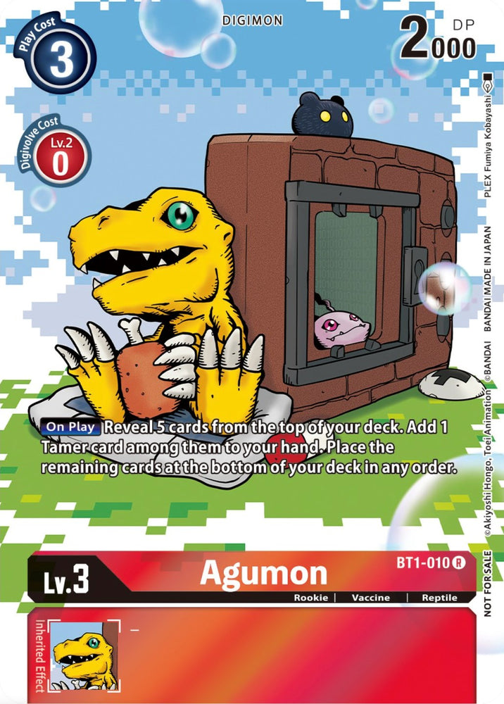 Agumon [BT1-010] (Paquete conmemorativo especial número 25) [Lanzamiento de promociones especiales de refuerzo] 