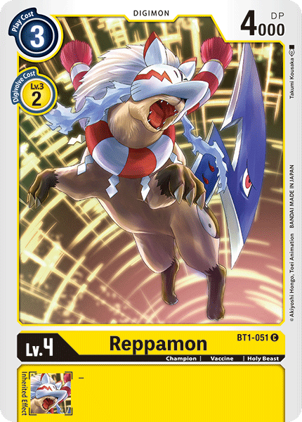 Reppamon [BT1-051] [Lanzamiento de refuerzo especial Ver.1.0] 