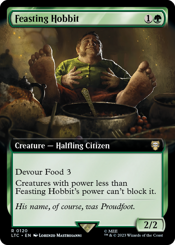 Festing Hobbit (Arte extendido) [El Señor de los Anillos: Tales of Middle-Earth Commander] 