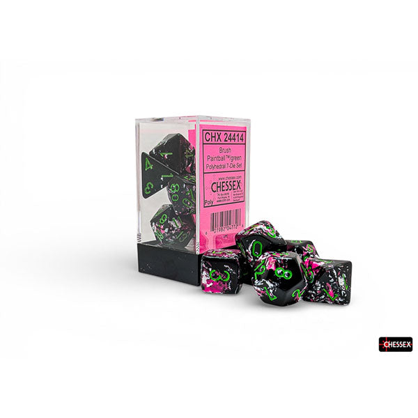 7-Die Set Brush: Paintball/Green