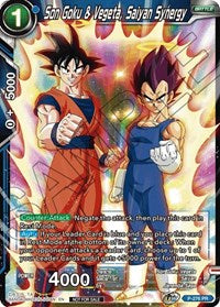 Son Goku y Vegeta, Saiyan Synergy (Paquete de torneos de la serie Unison Warrior Vol.3) (P-276) [Tarjetas de promoción de torneos] 