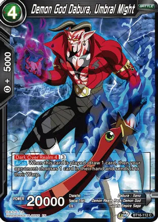 Dios Demonio Dabura, Poder Umbral (BT16-112) [Reino de los Dioses] 
