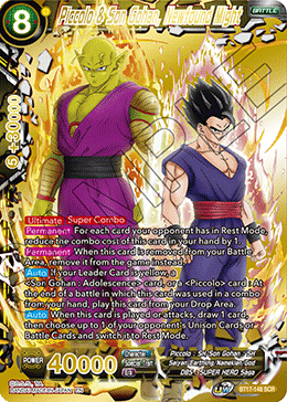 Piccolo y Son Gohan, Newfound Might (BT17-148) [Ultimate Squad] 