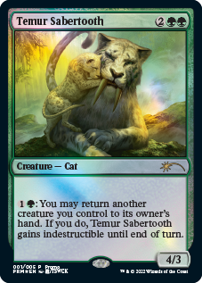 Temur Sabertooth [Año del Tigre 2022] 