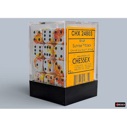 12mm 36d6 Brush Dice: Sunrise