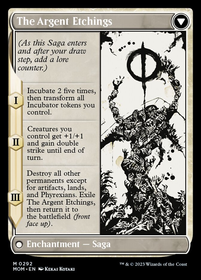 Elesh Norn // The Argent Etchings (Showcase Planar Booster Fun) [La marcha de la máquina] 