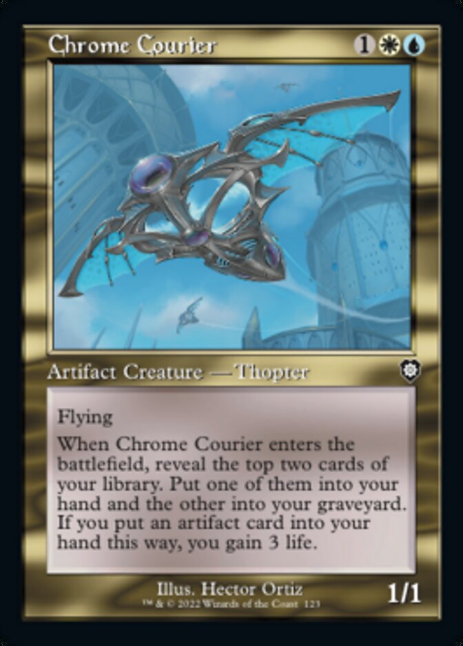 Chrome Courier (Retro) [El comandante de guerra de los hermanos] 