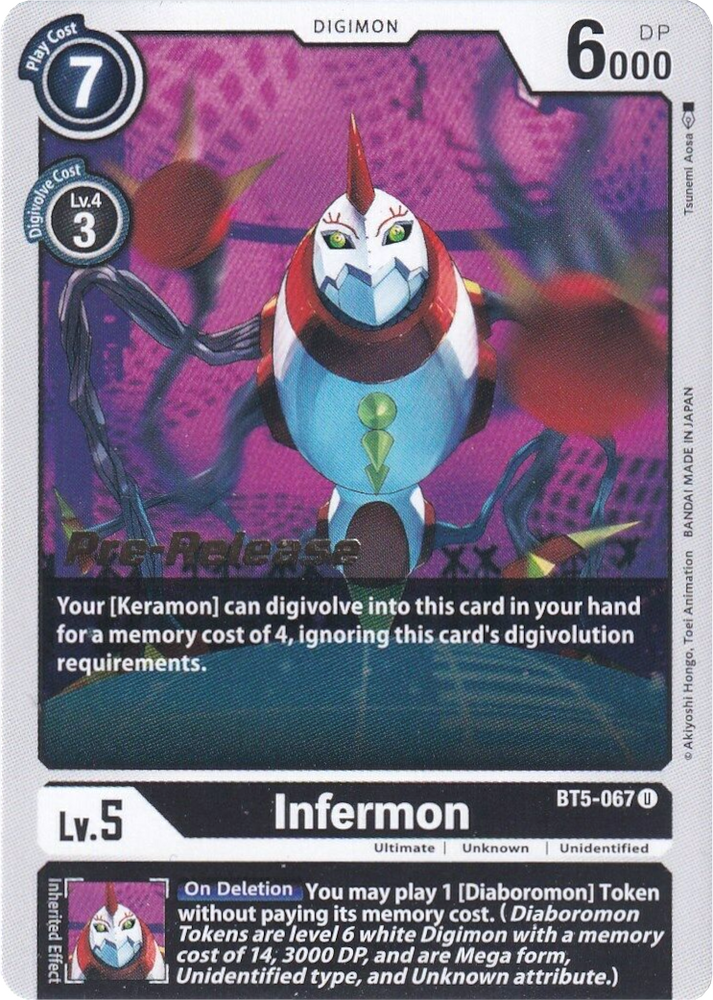 Infermon [BT5-067] [Promociones previas al lanzamiento de Battle of Omni] 