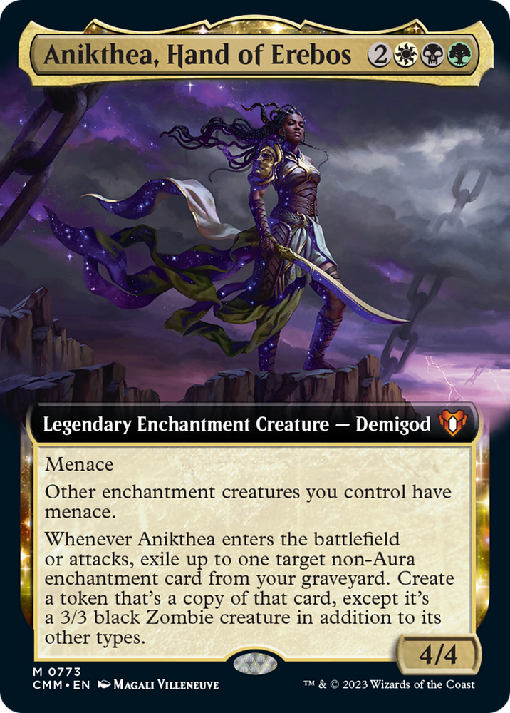 Anikthea, Mano de Erebos (Arte extendido) [Commander Masters] 