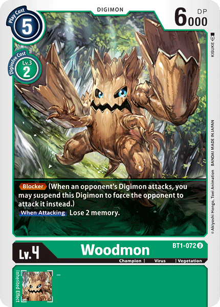 Woodmon [BT1-072] [Lanzamiento de refuerzo especial Ver.1.0] 