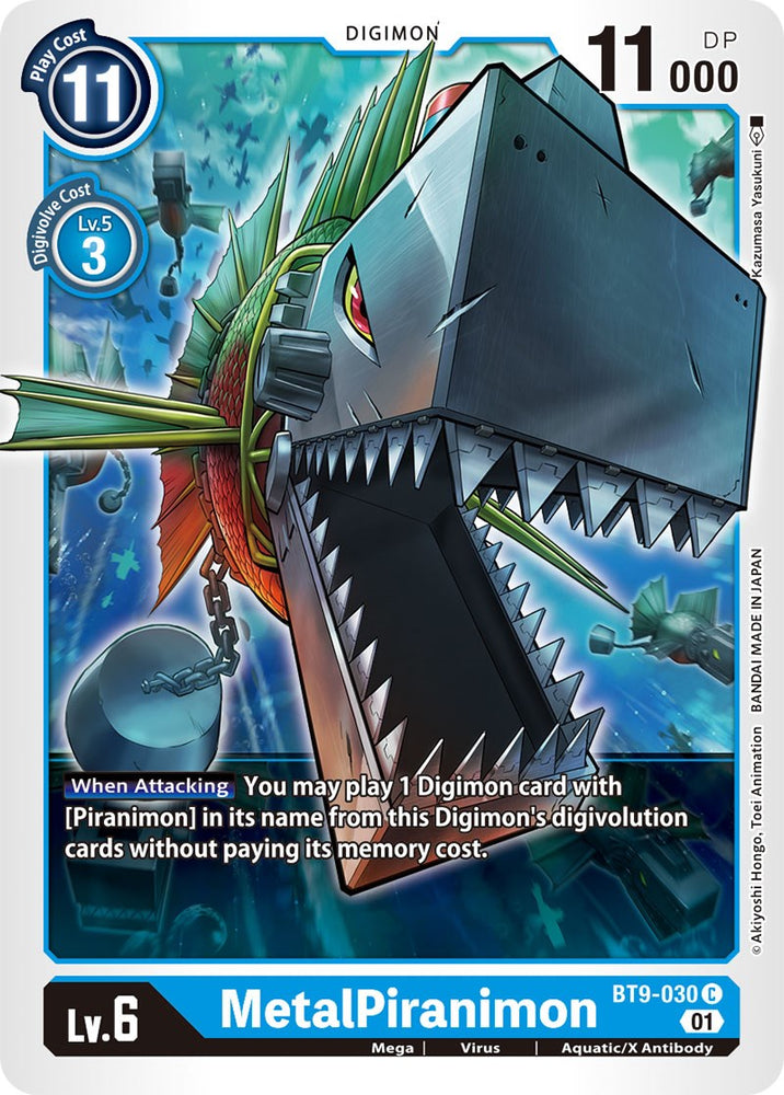 MetalPiranimon [BT9-030] [Registro X] 