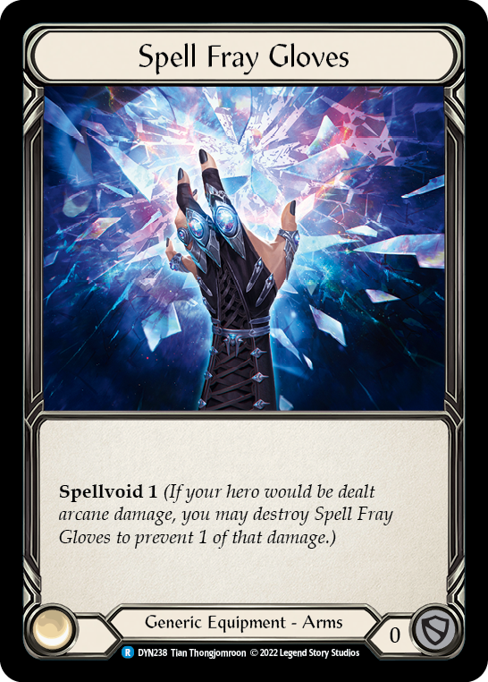 Guantes Spell Fray [DYN238] (Dinastía) Lámina arcoíris 
