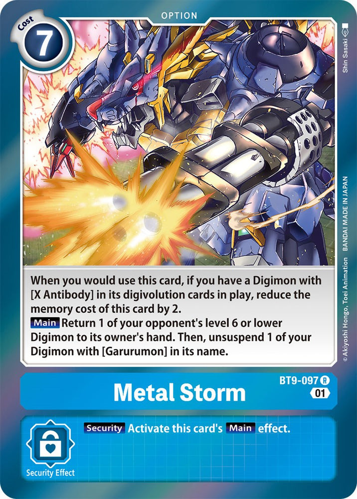 Tormenta de metal [BT9-097] [Registro X] 