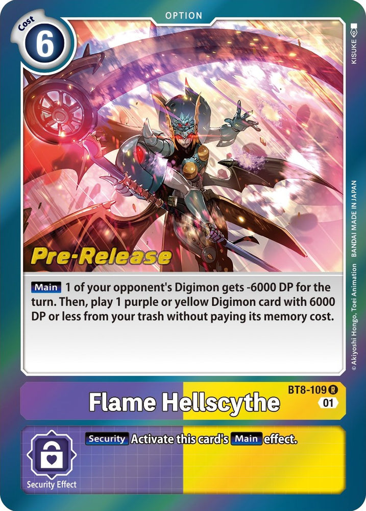 Flame Hellscythe [BT8-109] [Nuevas tarjetas de prelanzamiento de Awakening] 
