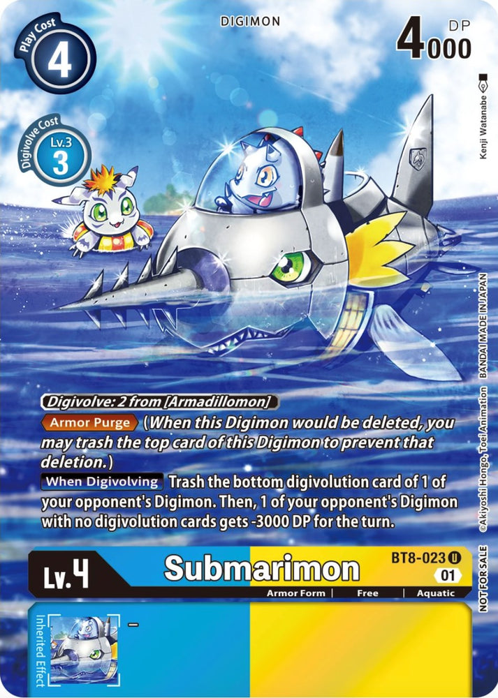Submarimon [BT8-023] (Paquete de torneo oficial Vol.9) [Nuevas promociones de Awakening] 