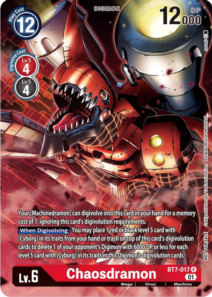 Chaosdramon [BT7-017] (Paquete ganador a través del tiempo) [Promociones de próxima aventura] 