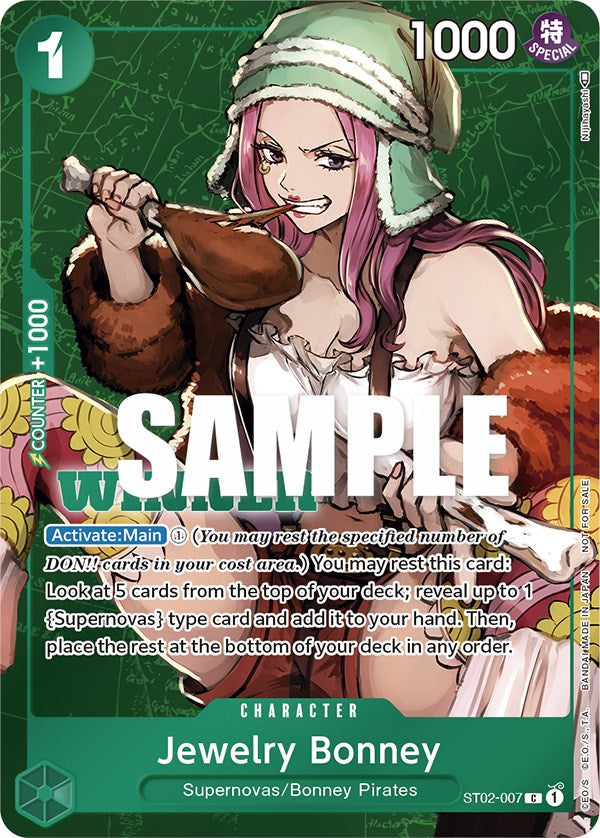 Jewelry Bonney (Paquete del torneo Vol. 3) [Ganador] [Tarjetas de promoción de One Piece] 