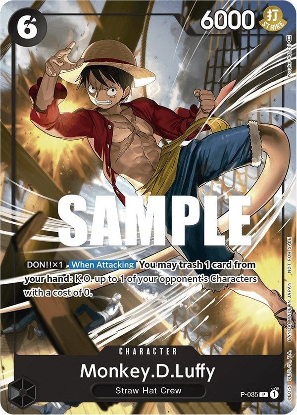 Monkey.D.Luffy (Fiesta Piratas Vol. 3) [Tarjetas de promoción de One Piece] 