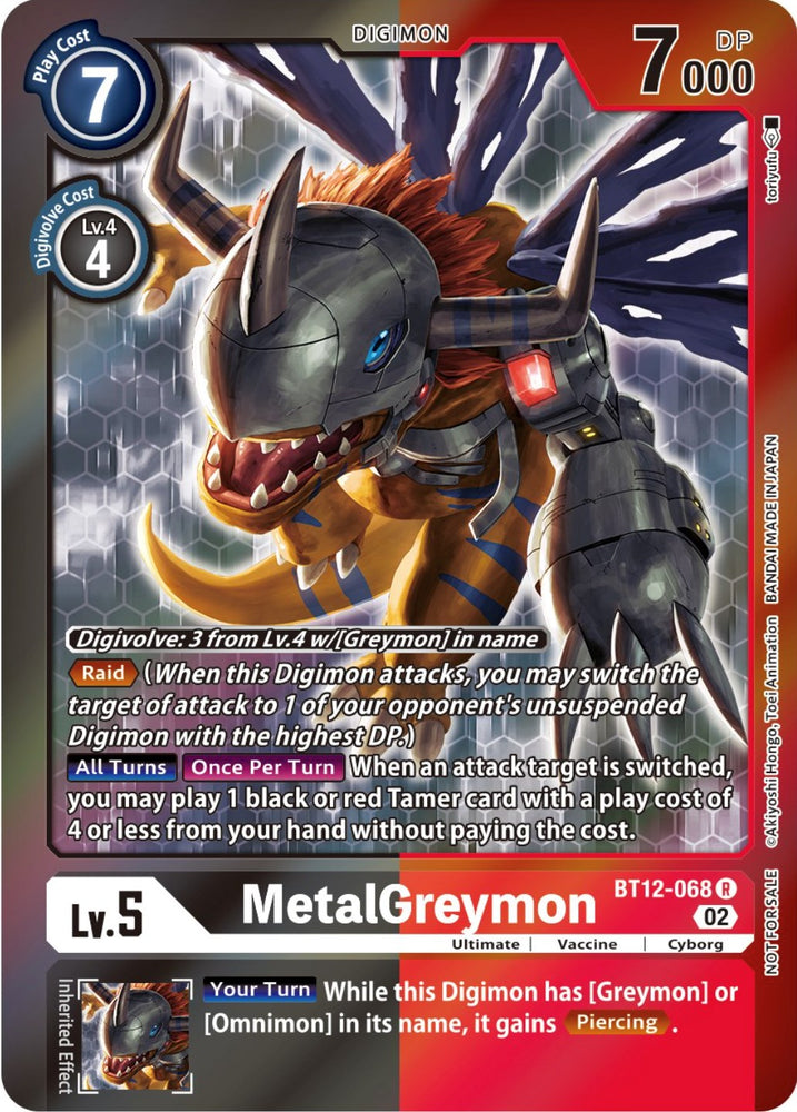 MetalGreymon [BT12-068] (Tamer Party -Especial-) [Promociones a través del tiempo] 